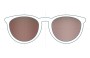 Sunglass Fix Replacement Lenses for Tom Ford Stephanie 02 TF570 - 60mm Wide 