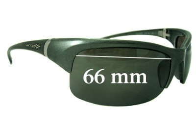 Arnette AN4089 Replacement Lenses 66mm wide 