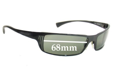 Arnette Tron AN3032 Replacement Lenses 68mm wide 