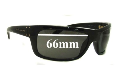 Dolce & Gabbana Unknown Model Replacement Lenses 66mm wide 