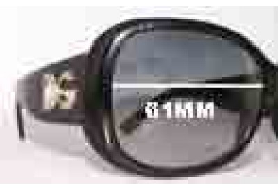 Dolce & Gabbana DG4033 Replacement Lenses 61mm wide 
