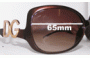 Sunglass Fix Replacement Lenses for Dolce & Gabbana DG6011B - 65mm Wide 