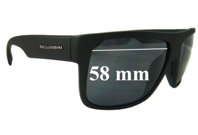 Dolce & Gabbana DG6070 Ersatzlinsen 58mm wide 