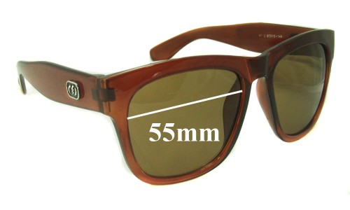 Sunglass Fix Replacement Lenses for Electric A113 - 55mm Wide 