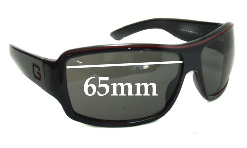 Sunglass Fix Replacement Lenses for Gucci GG1621/S - 65mm Wide 