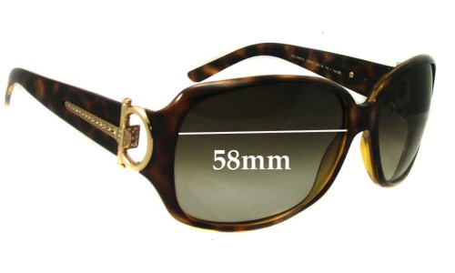 Sunglass Fix Replacement Lenses for Gucci GG3168/S - 58mm Wide 