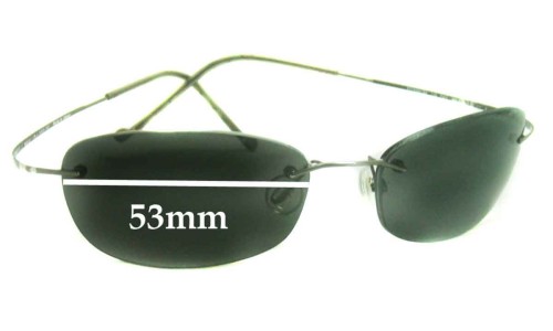 Sunglass Fix Lentilles de Remplacement pour Maui Jim MJ503 Wailea - 53mm Wide 