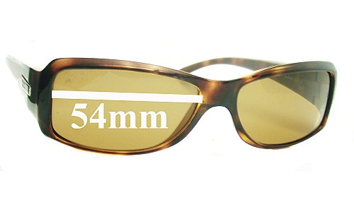Sunglass Fix Replacement Lenses for Ray Ban RB4078 - 54mm Wide 
