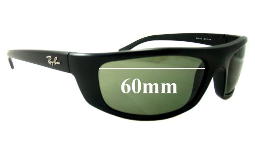 Sunglass Fix Replacement Lenses for Ray Ban RB4053 Predator - 60mm Wide 