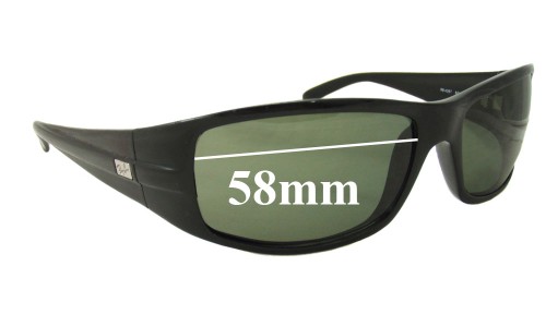 Sunglass Fix Replacement Lenses for Ray Ban RB4057 - 58mm Wide 