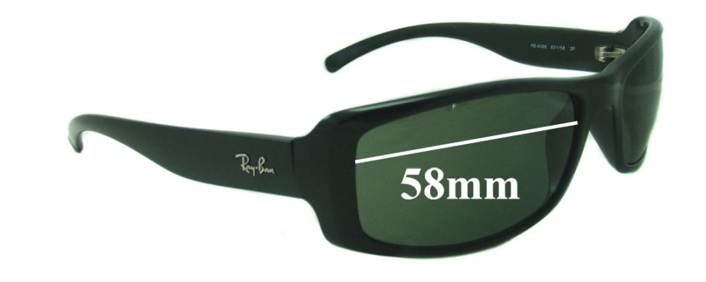 Ray Ban RB4088 Replacement Lenses 58mm 