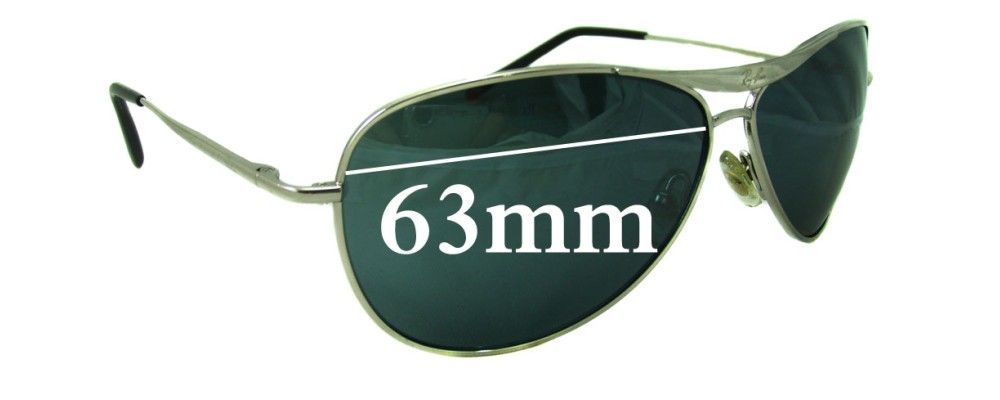 Ray Ban RB8015 Replacement Lenses 63mm 