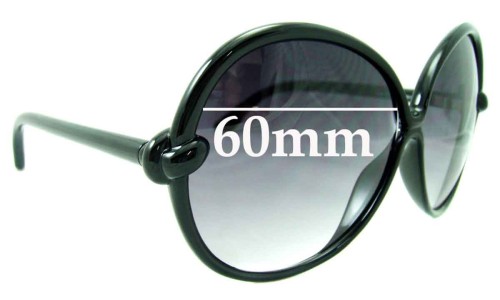 Tom Ford Nicole TF164 Replacement Lenses 60mm wide 