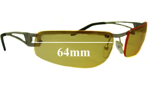 Sunglass Fix Replacement Lenses for Arnette Fakie AN3010 - 64mm Wide 