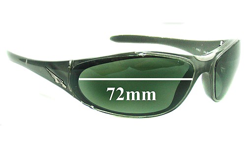 Sunglass Fix Replacement Lenses for Arnette Burner AN4063 - 69mm Wide 
