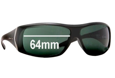 Arnette Cypher AN4092 Replacement Lenses 64mm wide 