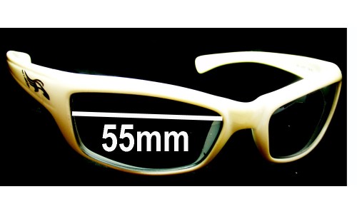 Sunglass Fix Replacement Lenses for Arnette Tantrum AN4037 - 55mm Wide 