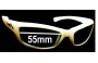 Sunglass Fix Lentilles de Remplacement pour Arnette Tantrum AN4037 - 55mm Wide 