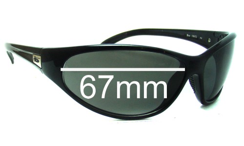 Sunglass Fix Replacement Lenses for Bolle Boa New Style - 67mm Wide 