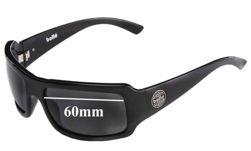 Sunglass Fix Replacement Lenses for Bolle Slap - 60mm Wide 