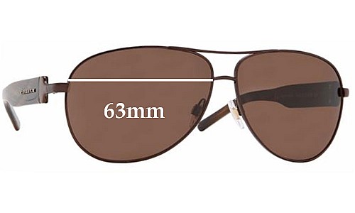 Sunglass Fix Replacement Lenses for Burberry B 3029 - 63mm Wide 
