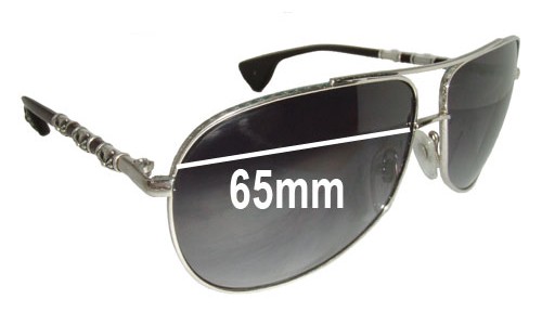 Sunglass Fix Replacement Lenses for Chrome Hearts The Beast - 65mm Wide 