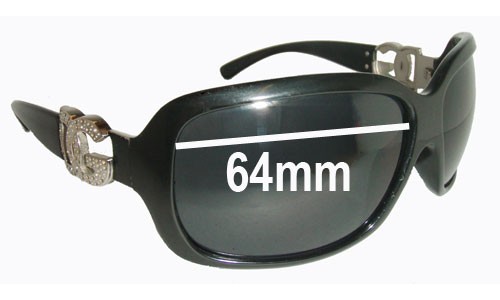 Sunglass Fix Replacement Lenses for Dolce & Gabbana DG6029 - 64mm Wide 