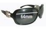 Sunglass Fix Lentes de Repuesto para Dolce & Gabbana DG6029 - 64mm Wide 