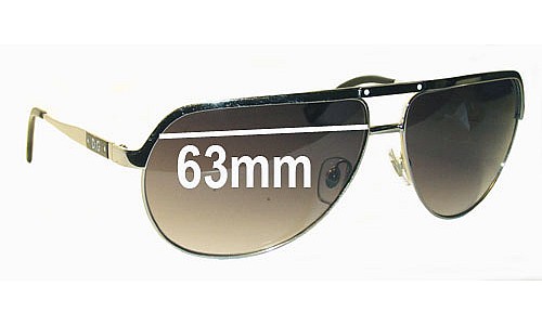 Sunglass Fix Replacement Lenses for Dolce & Gabbana DD6065 - 63mm Wide 