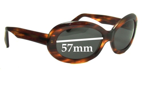 Sunglass Fix Replacement Lenses for Dolce & Gabbana DG5145 - 57mm Wide 