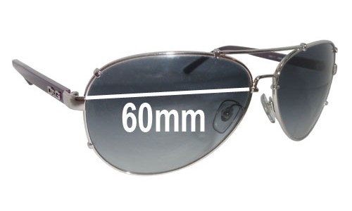 Sunglass Fix Replacement Lenses for Dolce & Gabbana DG6047 - 60mm Wide 