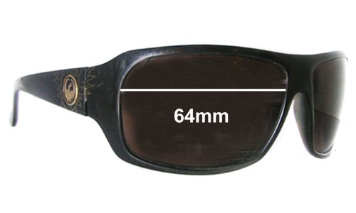 Sunglass Fix Replacement Lenses for Dragon Brigade - 64mm Wide 