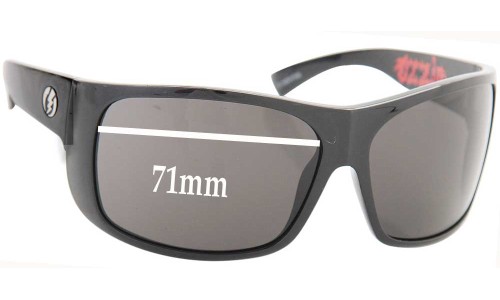 Sunglass Fix Replacement Lenses for Electric Blasters - 71mm Wide 