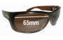 Sunglass Fix Replacement Lenses for Electric Bourbon - 65mm Wide 