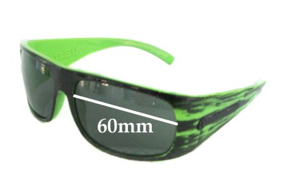 Electric G-Six Replacement Lenses 60mm wide 