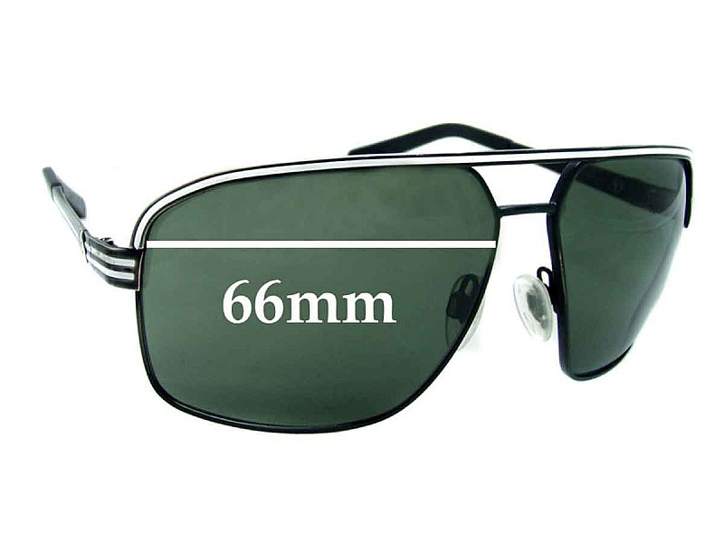 Sunglass Fix Replacement Lenses for Electric Vegus - 66mm Wide