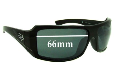 Fox Racing The Median Replacement Lenses 66mm wide 