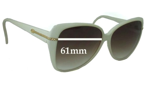 Sunglass Fix Replacement Lenses for Gucci GG2111/ S - 61mm Wide 