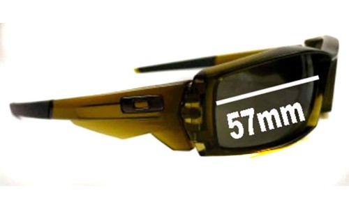 Oakley Canteen Replacement Sunglass Lenses - 57mm Wide 
