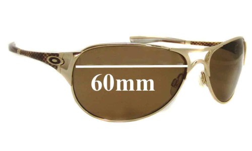 Sunglass Fix Replacement Lenses for Oakley Restless OO4038  - 60mm Wide 