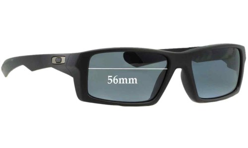 Sunglass Fix Replacement Lenses for Oakley Twitch - 56mm Wide 