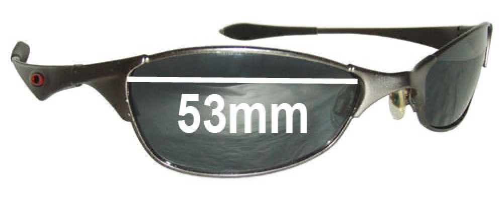 Oakley Wiretap Replacement Lenses 53mm 