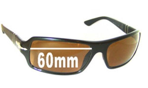 Sunglass Fix Replacement Lenses for Persol 2840-S - 60mm Wide 