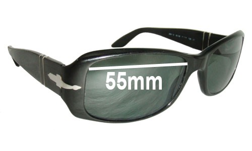 Sunglass Fix Replacement Lenses for Persol 2861-S - 55mm Wide 