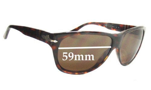 Persol 2962-S Replacement Lenses 59mm wide 