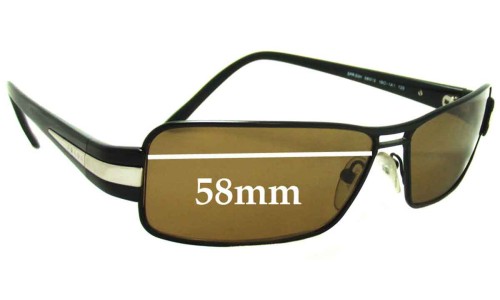 Sunglass Fix Replacement Lenses for Prada SPR50H - 58mm Wide 