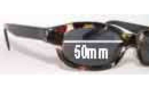 Sunglass Fix Lentes de Repuesto para Prada MOD 3905 - 50mm Wide 