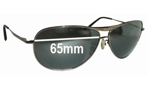 Sunglass Fix Replacement Lenses for Ray Ban RB8015 - 65mm Wide 