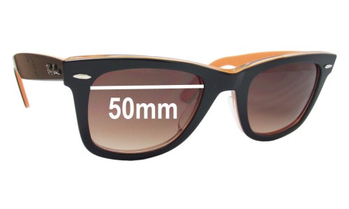 Ray Ban RB2140-A Wayfarer Replacement Lenses 50mm wide 