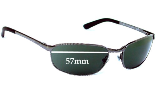 Sunglass Fix Replacement Lenses for Ray Ban RB3175 - 57mm Wide 